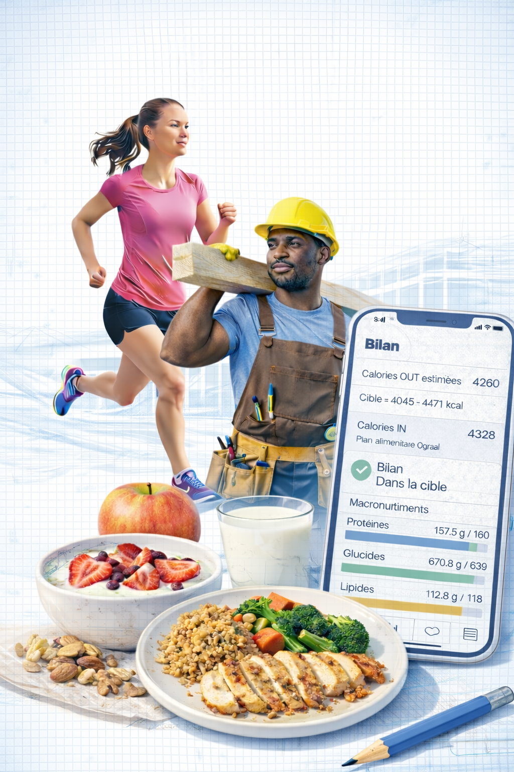 Ograal application sport et travail