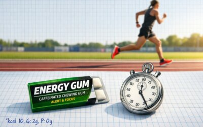 Chewing-gum caféine avant course : efficace pour l&rsquo;endurance ?