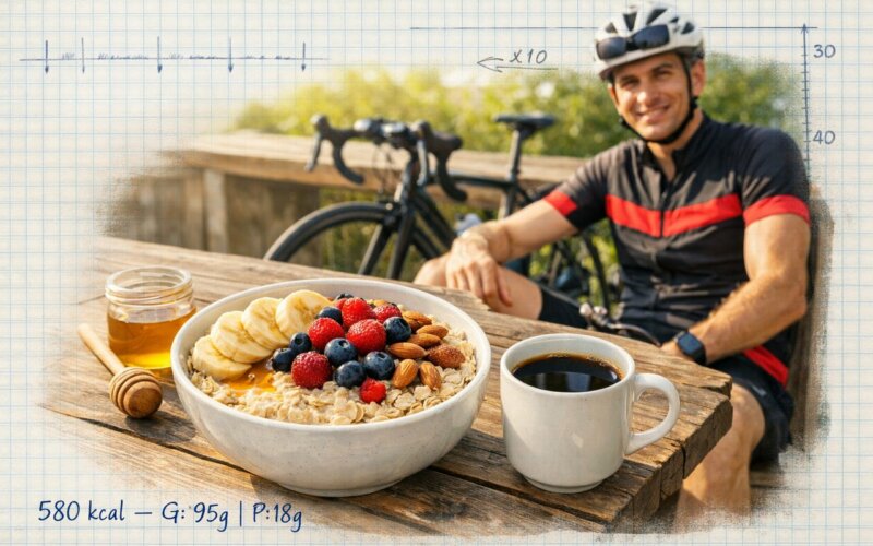 Petit-déjeuner avant sortie vélo : les principes clés pour performer
