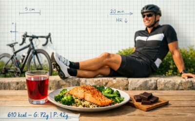 Récupération après sortie vélo : le guide complet de la nutrition