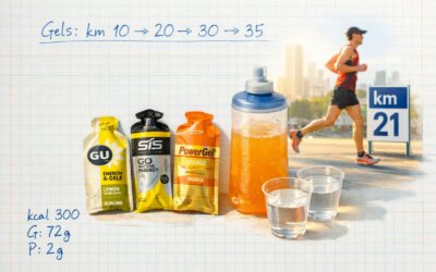 Marathon 4h : gels toutes les combien de minutes ? (plan simple + quantités)