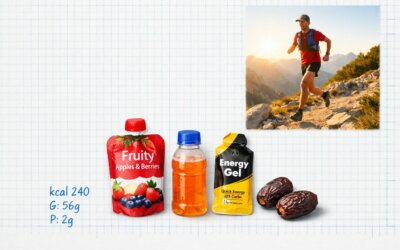 Trail 3h Fueling Plan for a Sensitive Stomach (Gels, Puree, Drinks)