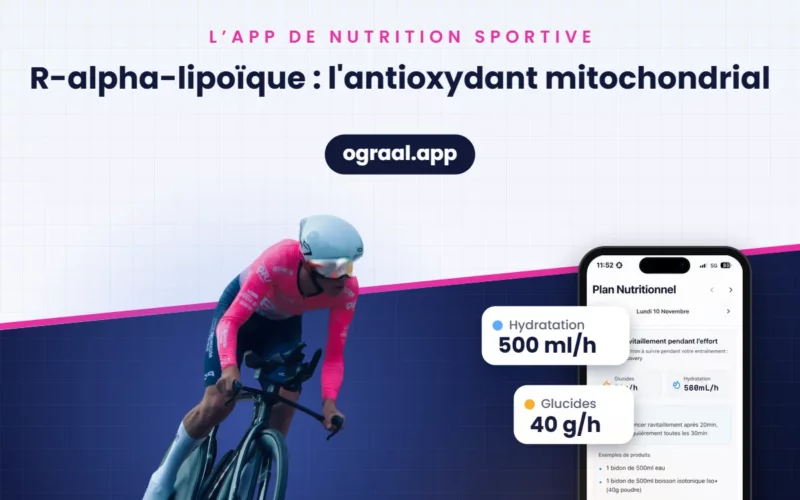 R-alpha-lipoïque : l&rsquo;antioxydant mitochondrial pour les sportifs d&rsquo;endurance